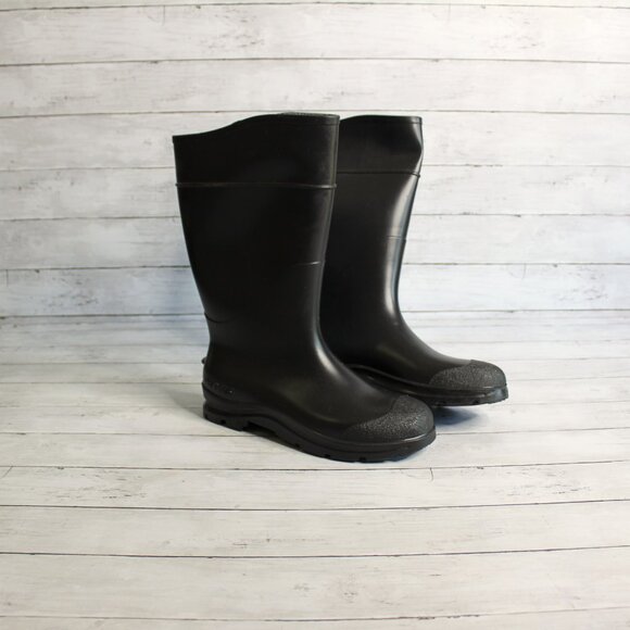 Servus Men's Black Rubber Work Boots Size 12 Waterproof - Picture 3 of 7
